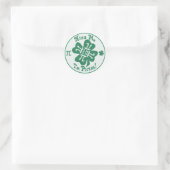 Pi-Rish Party Gear Runder Aufkleber (Tasche)