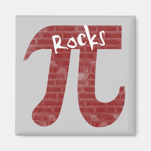 Pi Rocks Magnet (Vorne)