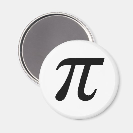 Pi Round Magnet (Vorderseite/Rückseite)
