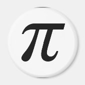 Pi Round Magnet (Vorne)