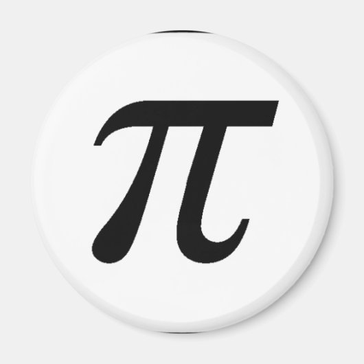 Pi Round Magnet (Vorne)