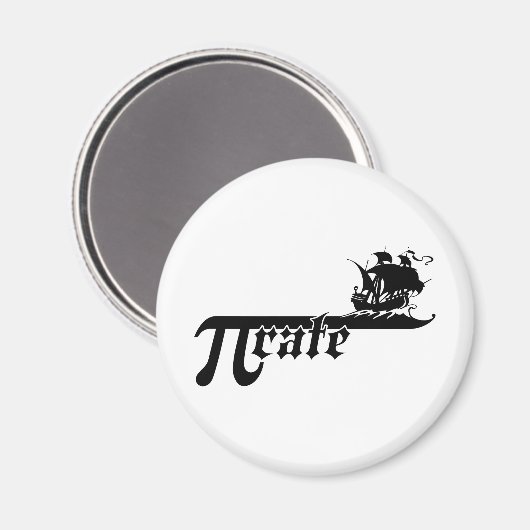 Pi-Schiff Magnet (Vorderseite/Rückseite)