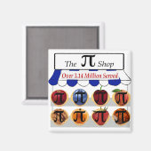 Pi Shop Magnet (Vorderseite/Rückseite)