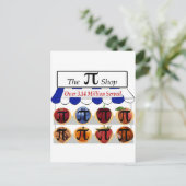 Pi Shop Postkarte (Stehend Vorderseite)