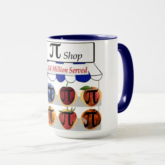 Pi Shop Tasse (VorderseiteRechts)