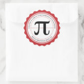 Pi Siegel Sticker (Tasche)