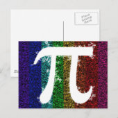 Pi Sign Electric Postkarte (Vorne/Hinten)