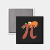 Pi Sloth Mathematiker Lehrer Geschenk Magnet (Vorderseite/Rückseite)