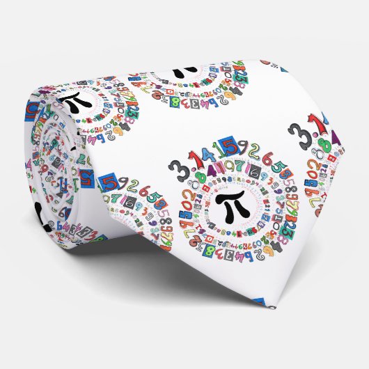 Pi sPiral Krawatte (Gerollt)