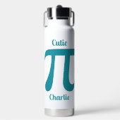 Pi / Süsse Pi benutzerdefinierter Text und Farbe Trinkflasche (Vorderseite)