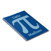 Pi/Süsse Pi individuelle Name Notizblock (Rechte Seite)