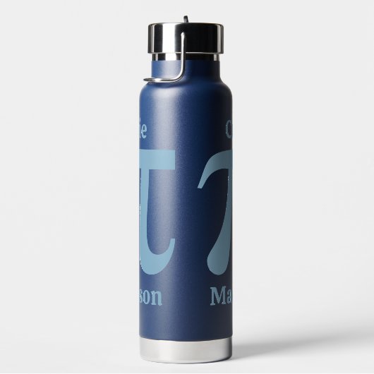Pi/Süsse Pi individuelle Name Trinkflasche (rechts)