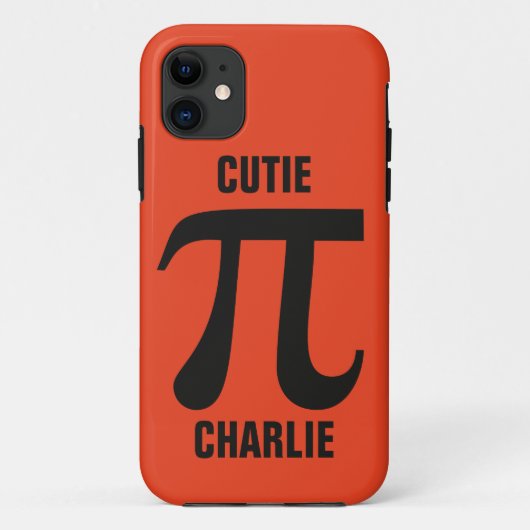 Pi / Süsse Pie benutzerdefinierte Text-Handy-Fälle Case-Mate iPhone Hülle (Rückseite)