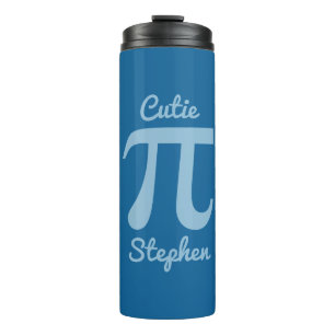 Pi / Süsse Pie custom text & color tumbler Thermosbecher