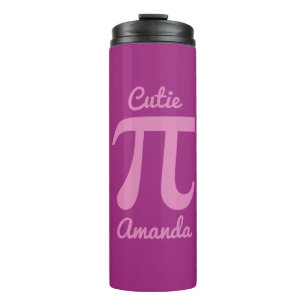 Pi / Süsse Pie custom text & color tumbler Thermosbecher