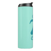 Pi / Süsse Pie custom text & color tumbler Thermosbecher (Nach links gedreht)