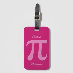 Pi/Süsse Pie individuelle Name Gepäckanhänger