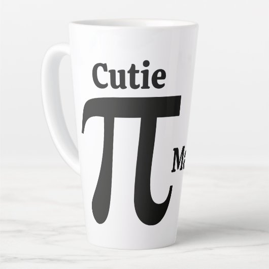 Pi/Süsse Pie individuelle Name Milchtasse (Linke Ecke)