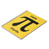 Pi/Süsse Pie individuelle Name Notizblock (Linke Seite)