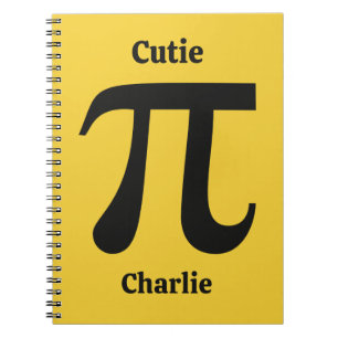 Pi/Süsse Pie individuelle Name Notizblock