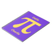 Pi/Süsse Pie individuelle Name Notizblock (Linke Seite)
