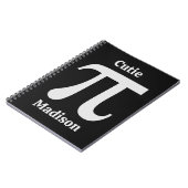 Pi/Süsse Pie individuelle Name Notizblock (Linke Seite)
