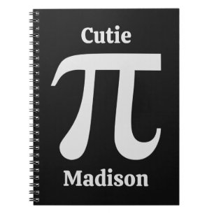 Pi/Süsse Pie individuelle Name Notizblock