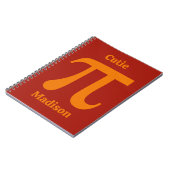 Pi/Süsse Pie individuelle Name Notizblock (Linke Seite)