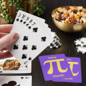 Pi/Süsse Pie individuelle Name Spielkarten (In Situ)