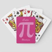 Pi/Süsse Pie individuelle Name Spielkarten (Rückseite)