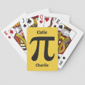 Pi/Süsse Pie individuelle Name Spielkarten (Rückseite)