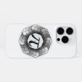 Pi-Symbol-π, Optical Illusion iPhone-Hülle für dic iPhone Hülle (Rückseite (Horizontal))