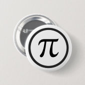 Pi-Symbol-Abzeichen Button (Vorne & Hinten)