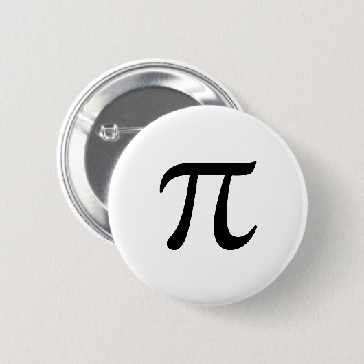 Pi-Symbol-Abzeichen Button (Vorne & Hinten)