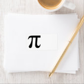 Pi Symbol Adressaufkleber (Insitu)