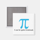 Pi Symbol I kann irrationales Magnet sein (Vorderseite/Rückseite)