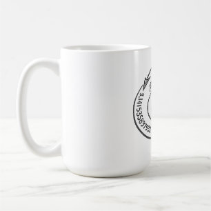 Pi-Symbol im Kreidestiil mit Ziffern – Mathematisc Kaffeetasse
