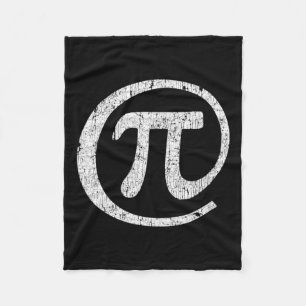 Pi Symbol @ Math Geek Pi Day Fleecedecke