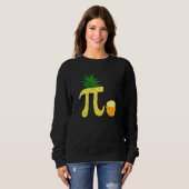 Pi Symbol Math Geek Pineaple Mathelehrer Sweatshirt (Vorne ganz)