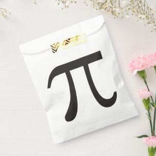 Pi Symbol Math Themed Party liefert Gefälligkeitsa Geschenktütchen