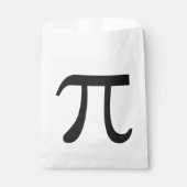 Pi Symbol Math Themed Party liefert Gefälligkeitsa Geschenktütchen (Vorderseite)