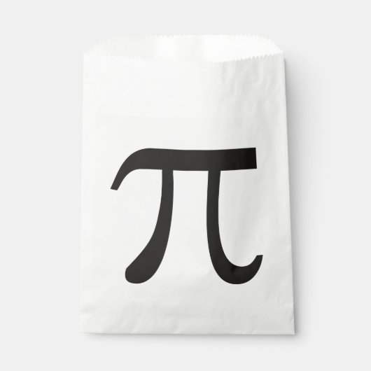 Pi Symbol Math Themed Party liefert Gefälligkeitsa Geschenktütchen (Vorderseite)