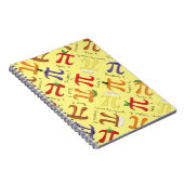 Pi Symbol Menu Niedlich Mathematiklehrer Notizblock (Rechte Seite)