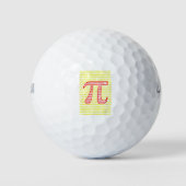 Pi Symbol Number Sequence Math 3.1415 Gift Pie Day Golfball (Vorderseite)