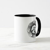 Pi Symbol Optische Illusion Tasse - Math Gift Love (VorderseiteRechts)