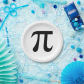 Pi Symbol Pappteller (Party)