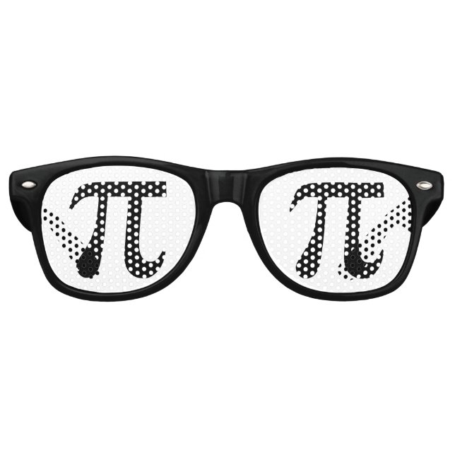 Pi Symbol Partybrille (Vorderseite)