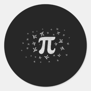 Pi Symbol Pi Tag 3.14 Pi Math Pi Nummer Pi Tag 202 Runder Aufkleber