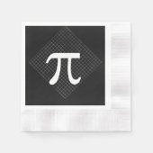 Pi Symbol Pi Tageszeitung Napkins Serviette (Vorderseite)
