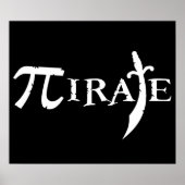 Pi Symbol Pirate Poster (Vorne)
